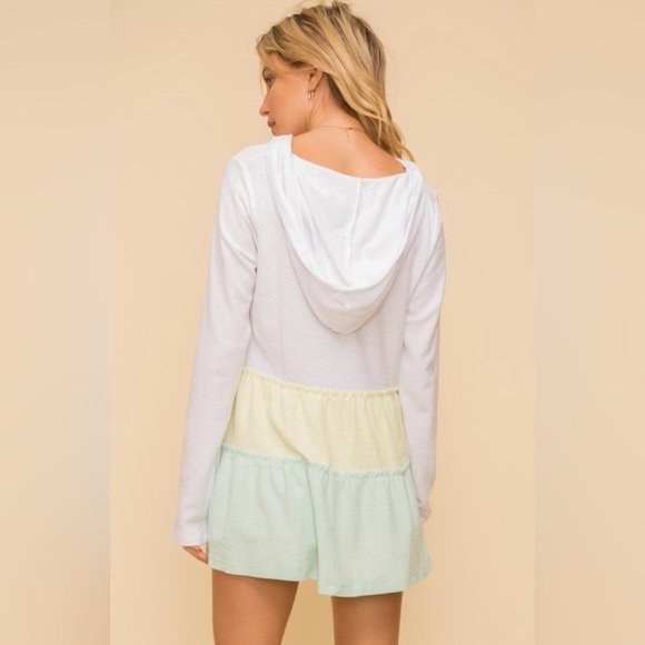 NEW ARRIVAL! COLOR BLOCK RUFFLE PULLOVER ☀️💕 - Picture 7 of 8